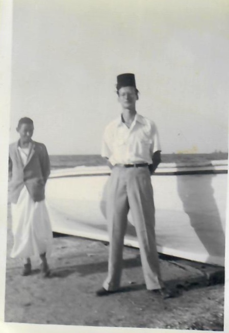 Basil Platt in a Fez