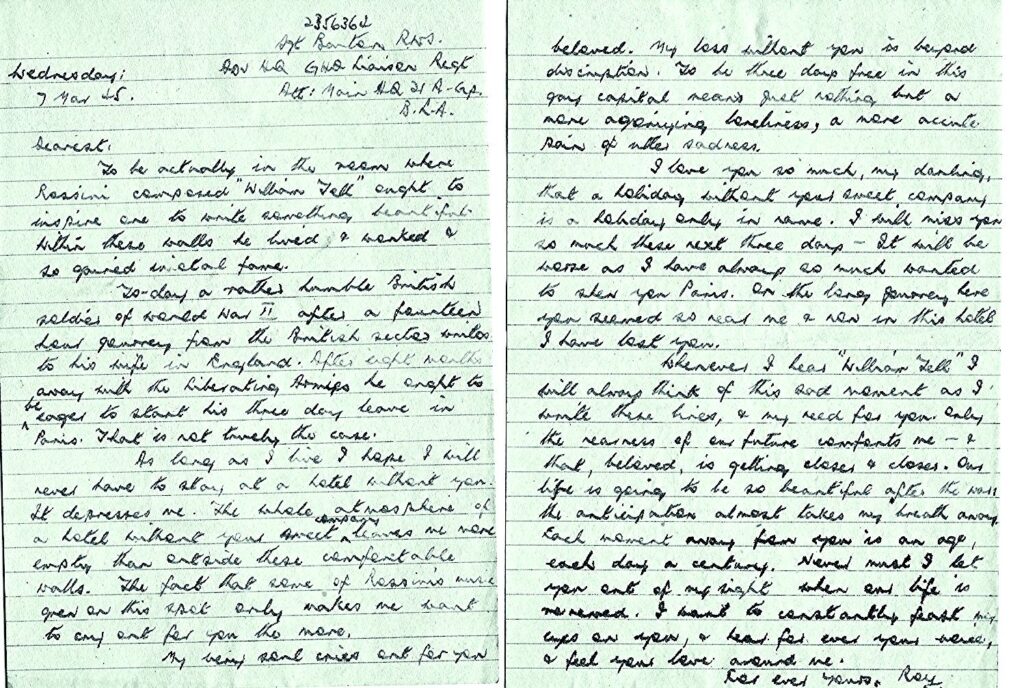 1945-March-07-Paris-Leave-Rossini-A-love-letter-IWM