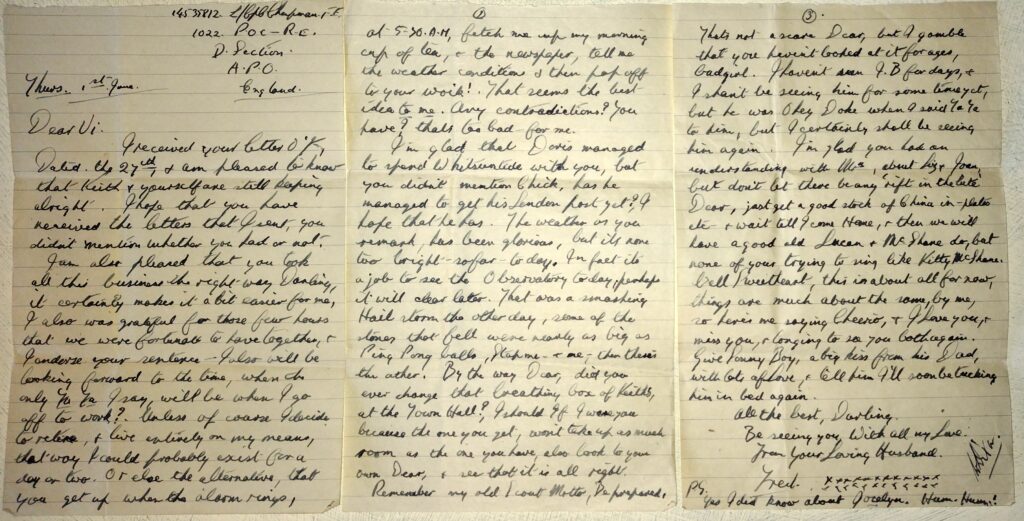 Chapman letter
