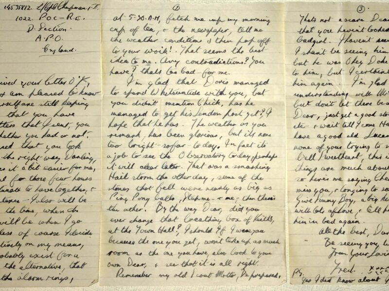 Chapman letter