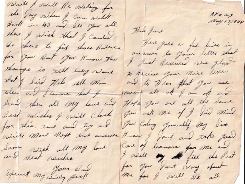 Potts letter