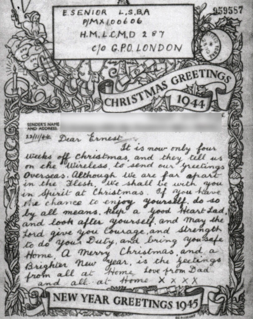 Moritt-Senior-telegram-to-his-son-Ernest-Xmas-1944