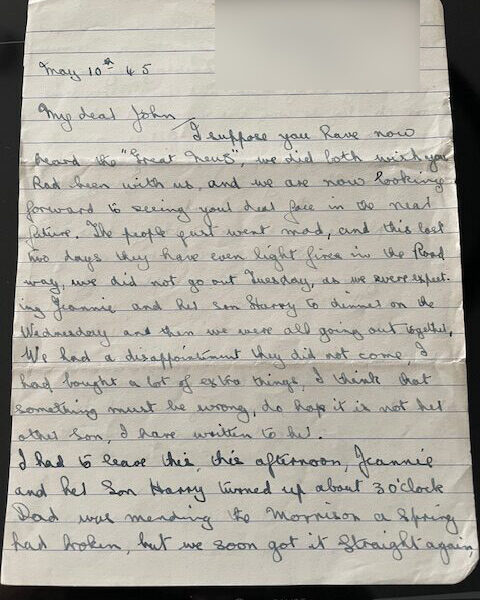 Teague-Letter-VE-Day-1