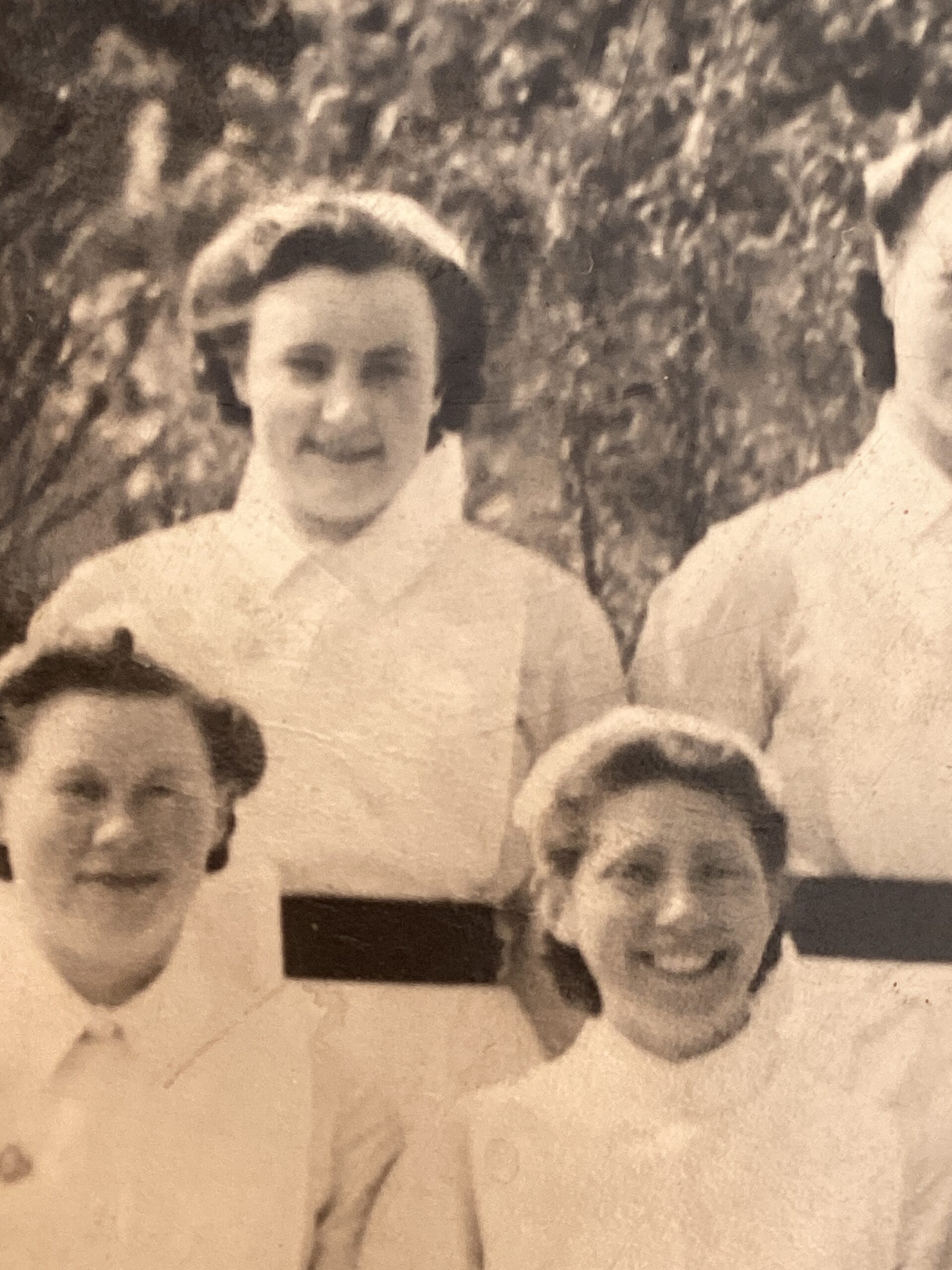 Rhoda Jones and nurse colleagues