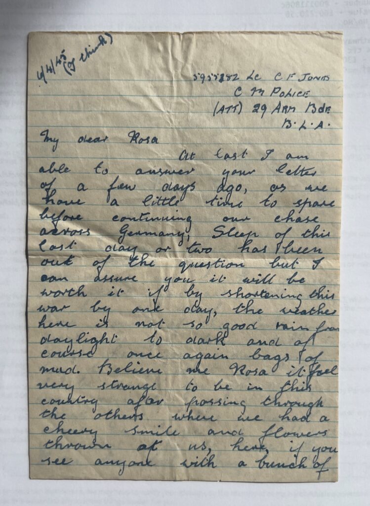 Jones letter