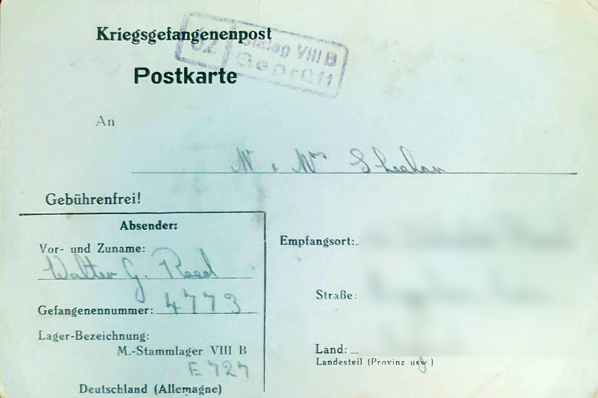 Churchill card front