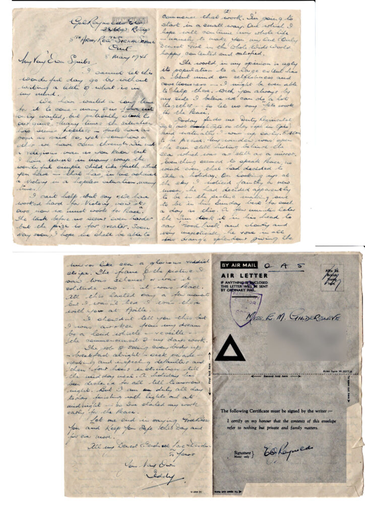 Gildersleve letter