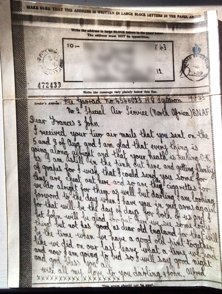 Garrad letter