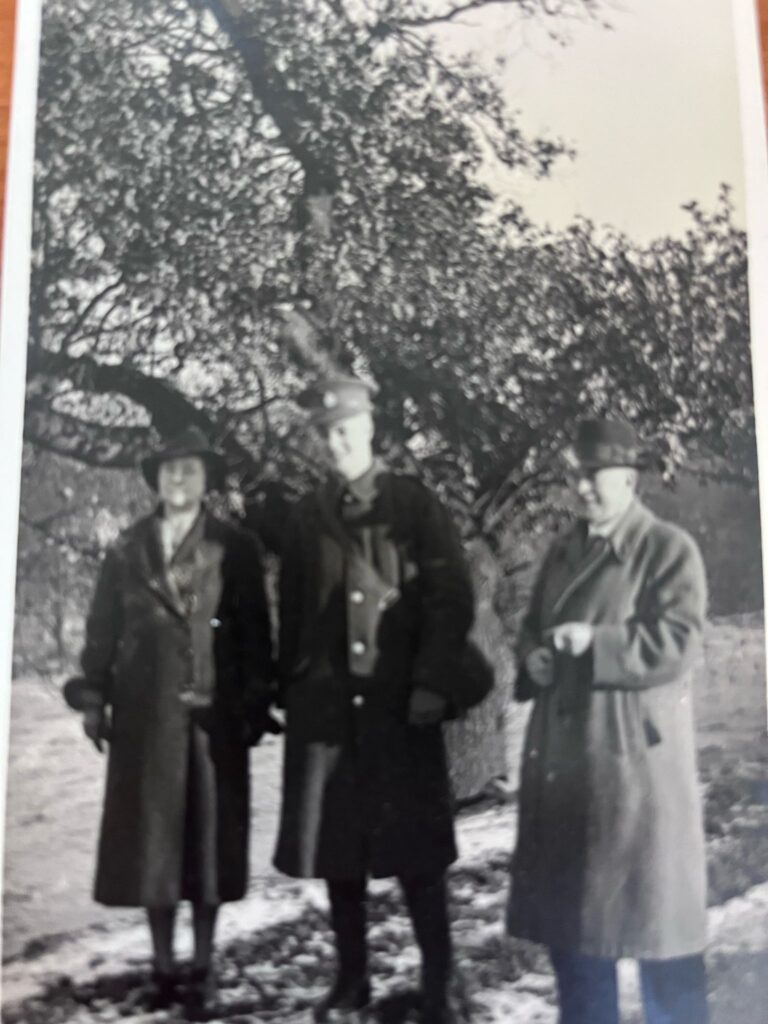 Don Chapman with parents