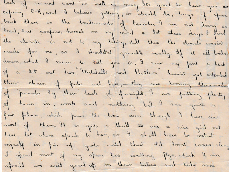 Franks-letter-to-Brother-Billy Mortimer