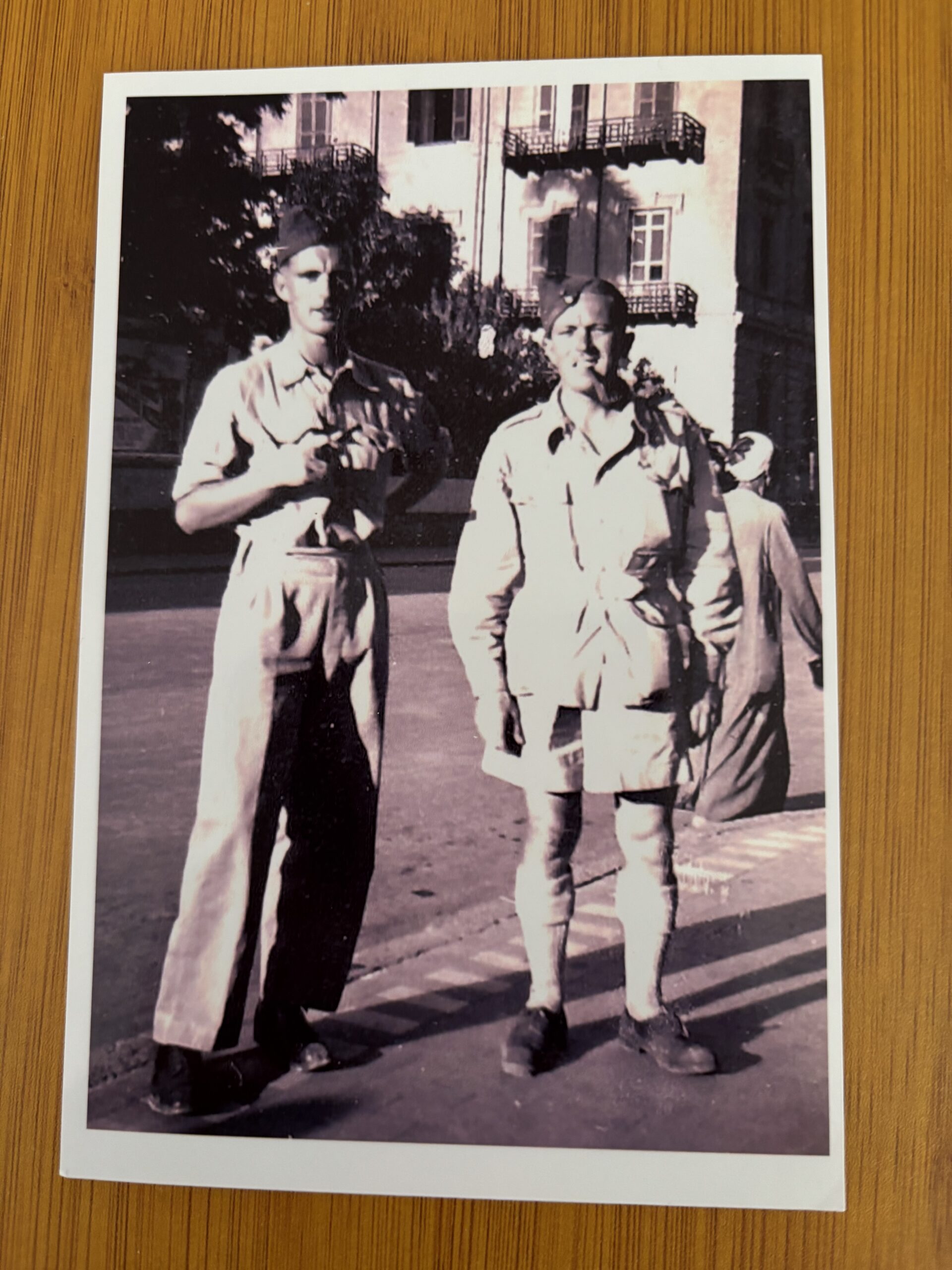 Wilfred Johnson and friend in Cairo