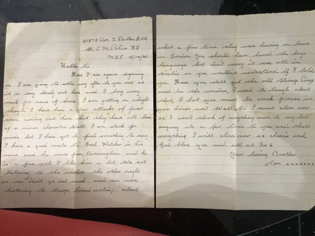 Hutchings letter