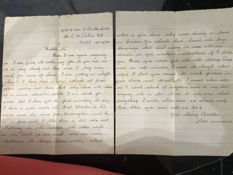 Hutchings letter