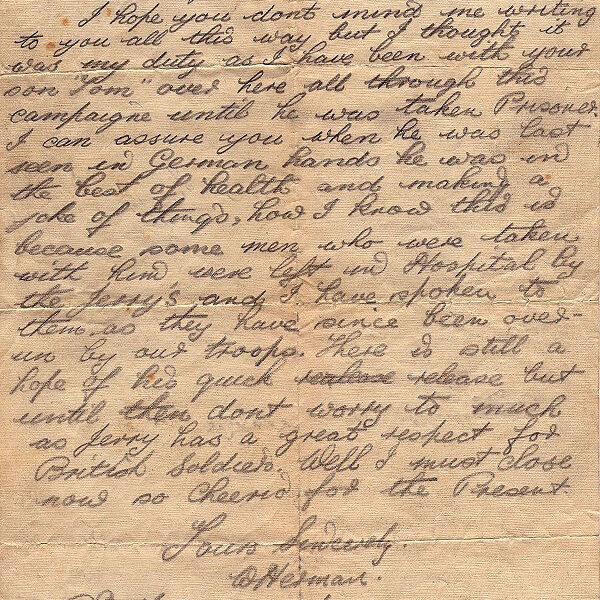 Herman letter