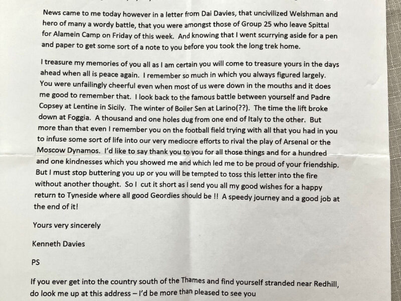 Daniels letter