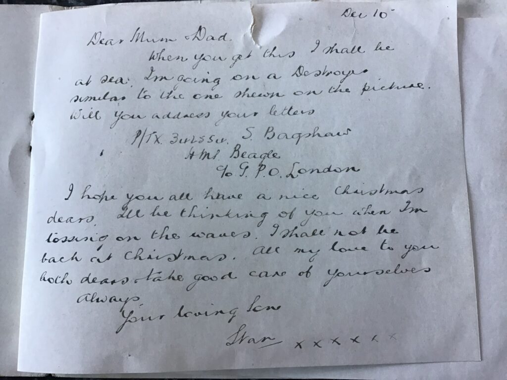 Bagshaw letter
