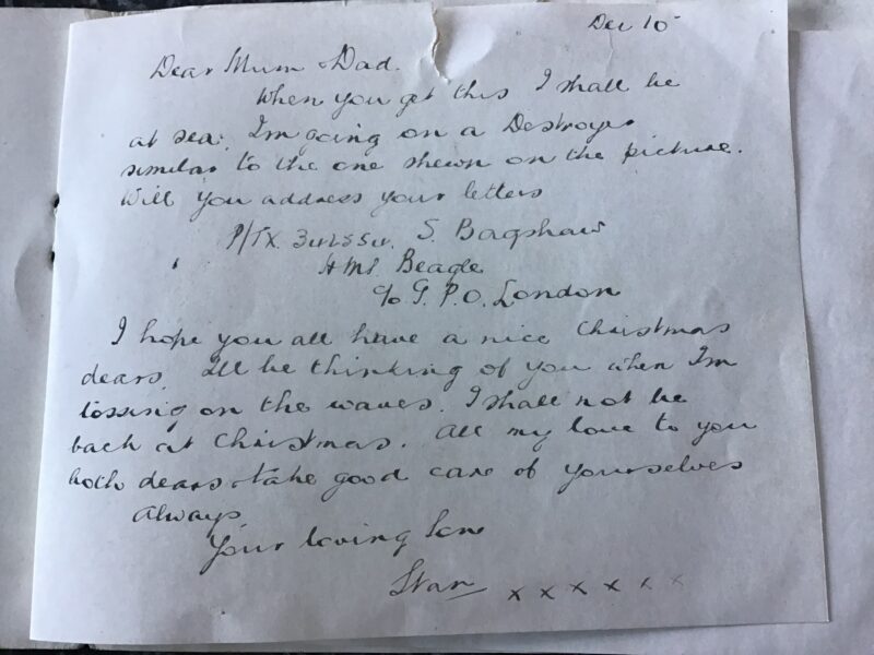Bagshaw letter