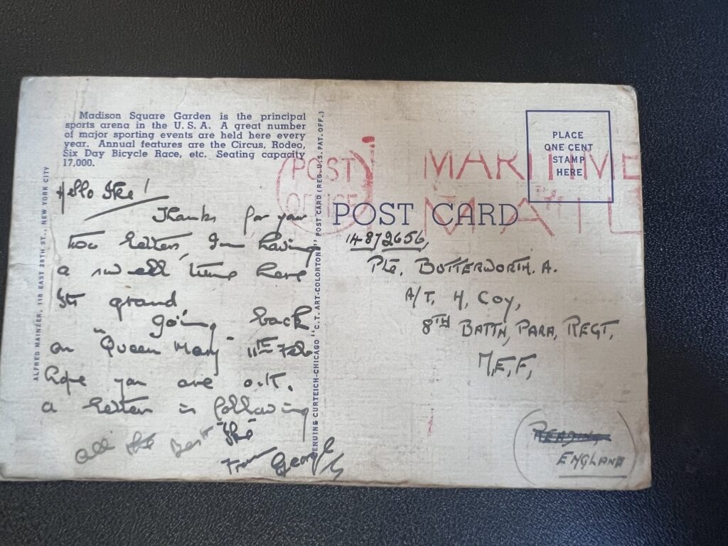 Butterworth postcard