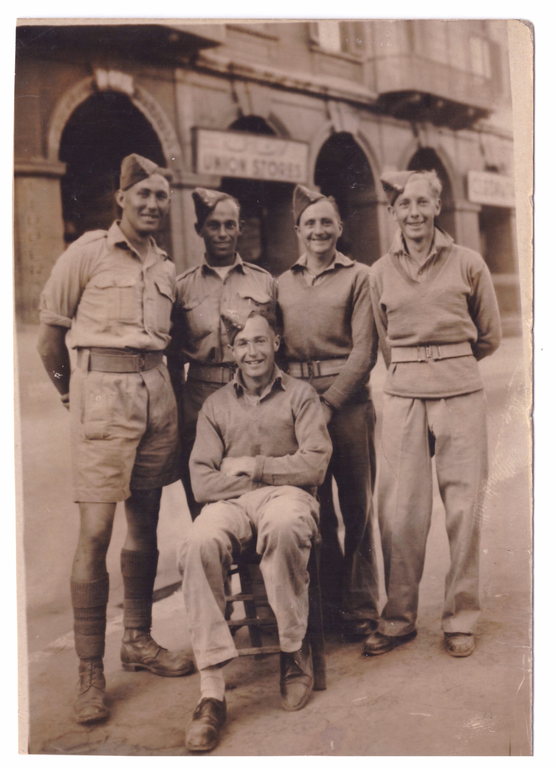 John Lucas Matthews and friends in Cairo
