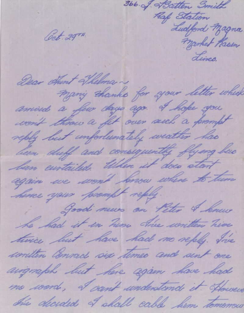 John Batten Smith letter p1