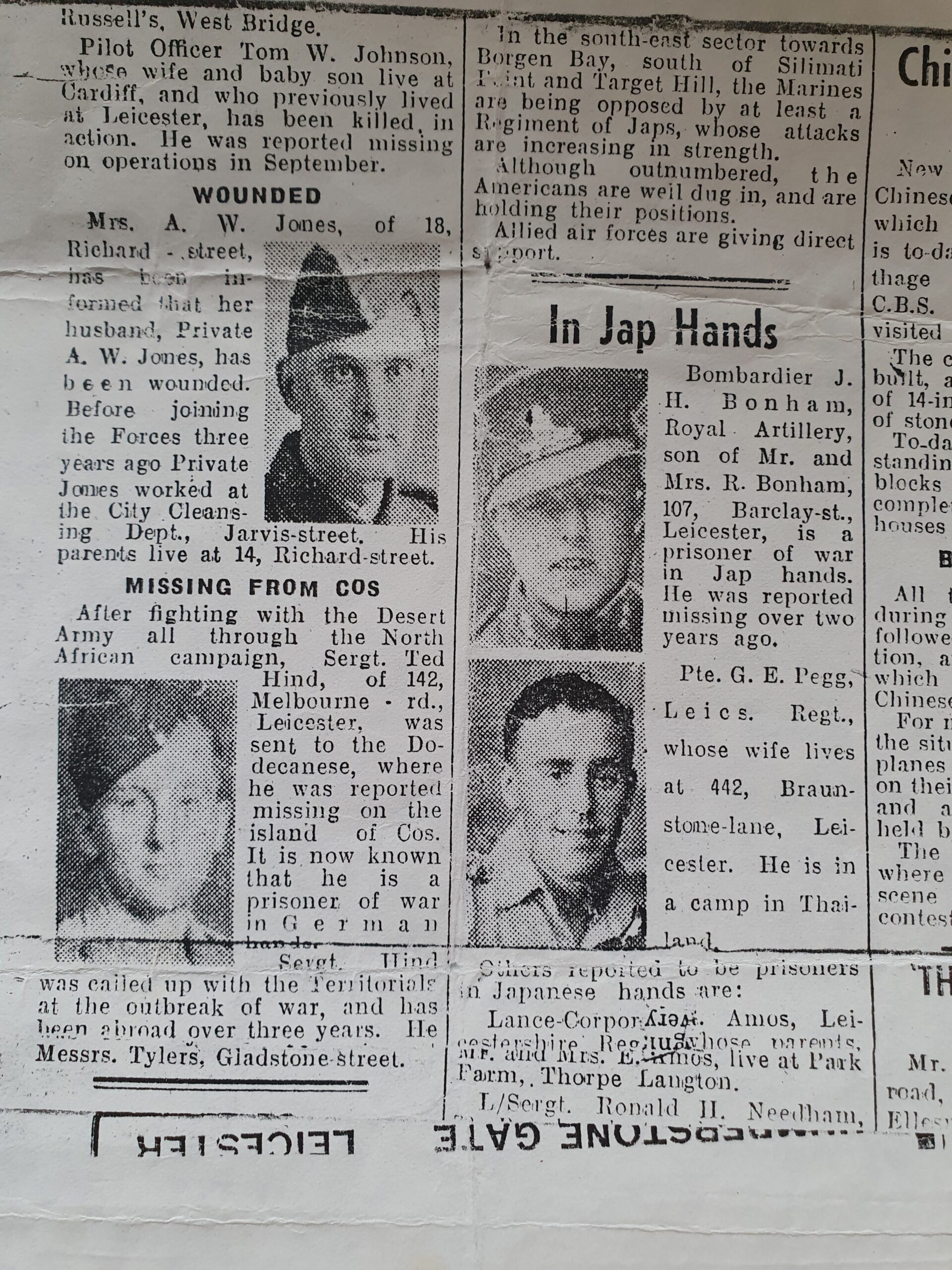 Leicester Mercury article