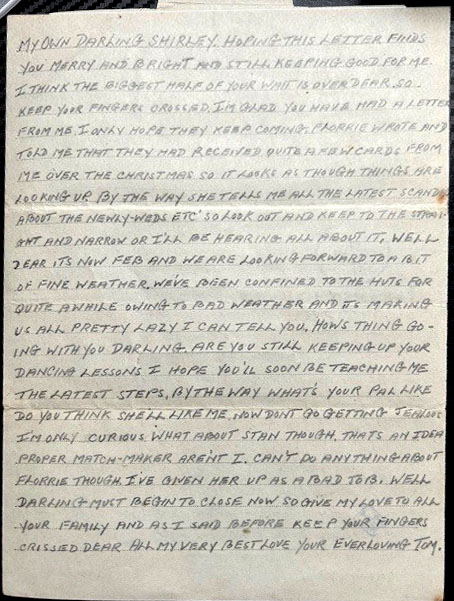 Bradstreet letter Italy-1942