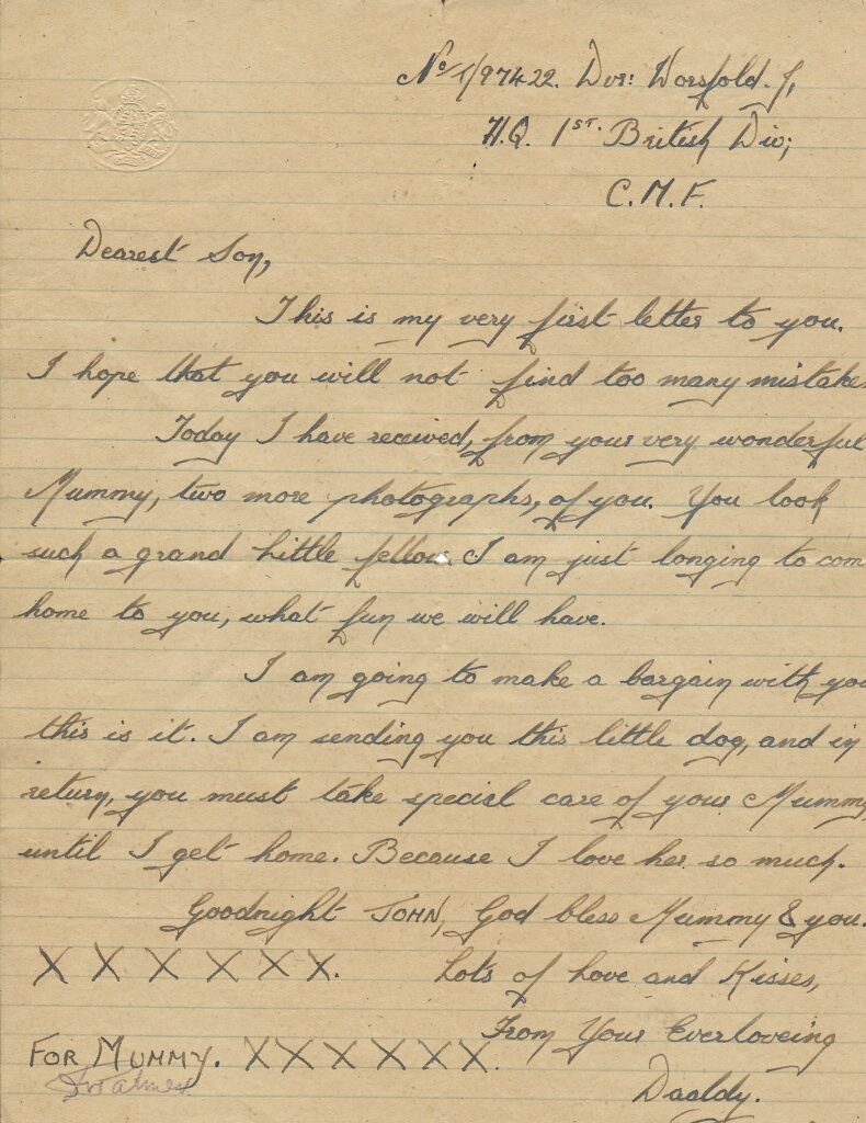 Worsfold letter