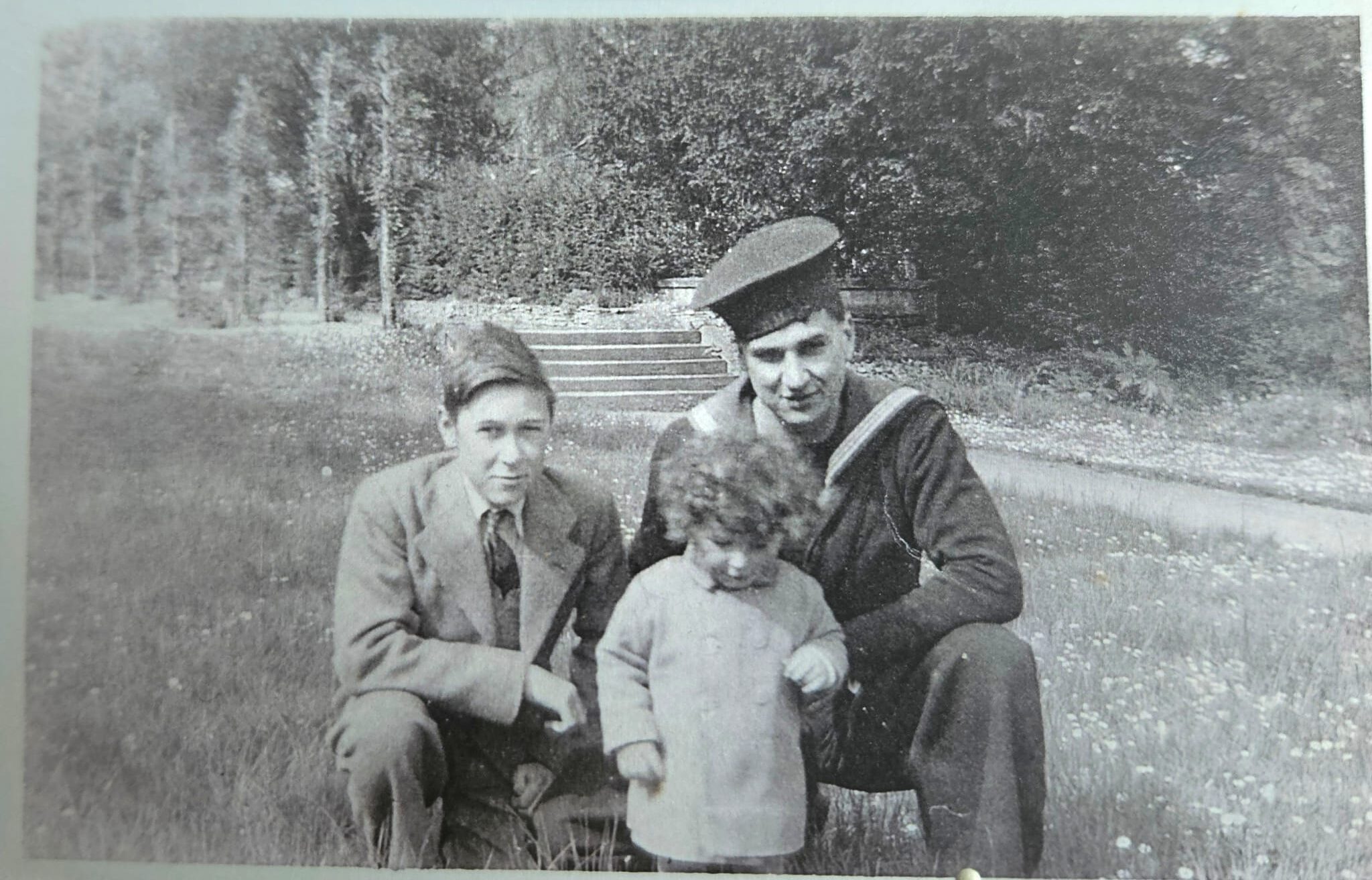 Alexander Henderson with Ian and David