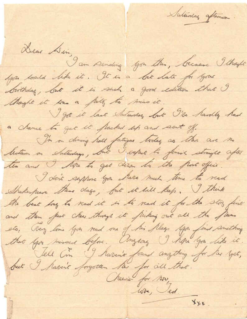 Shadforth - 1.-Feb-or-March-1943-Book-of-Shakespeare