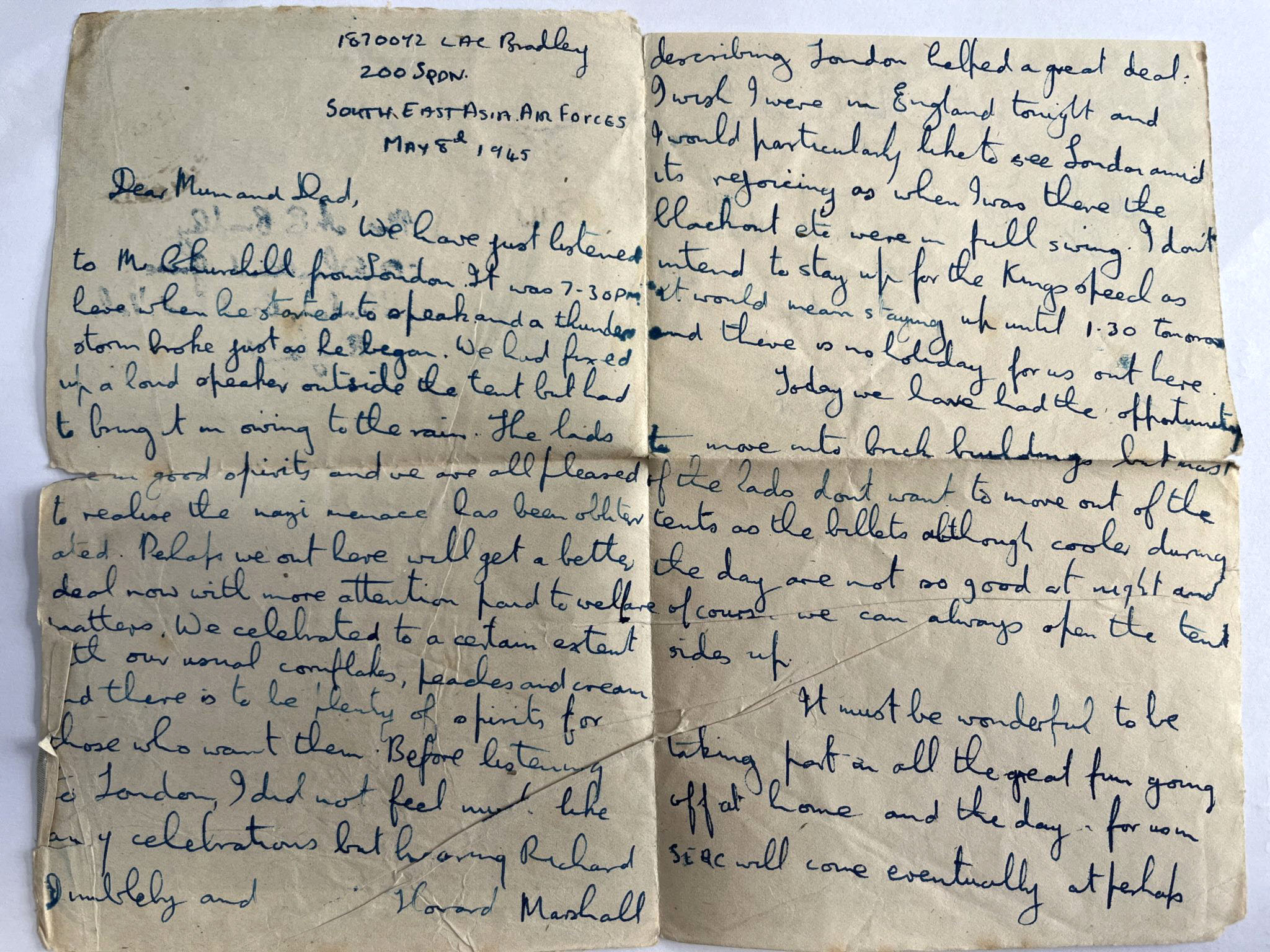 Bradley letter