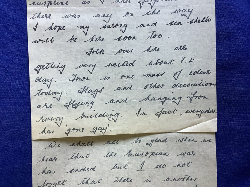 Eileen Edwards letter