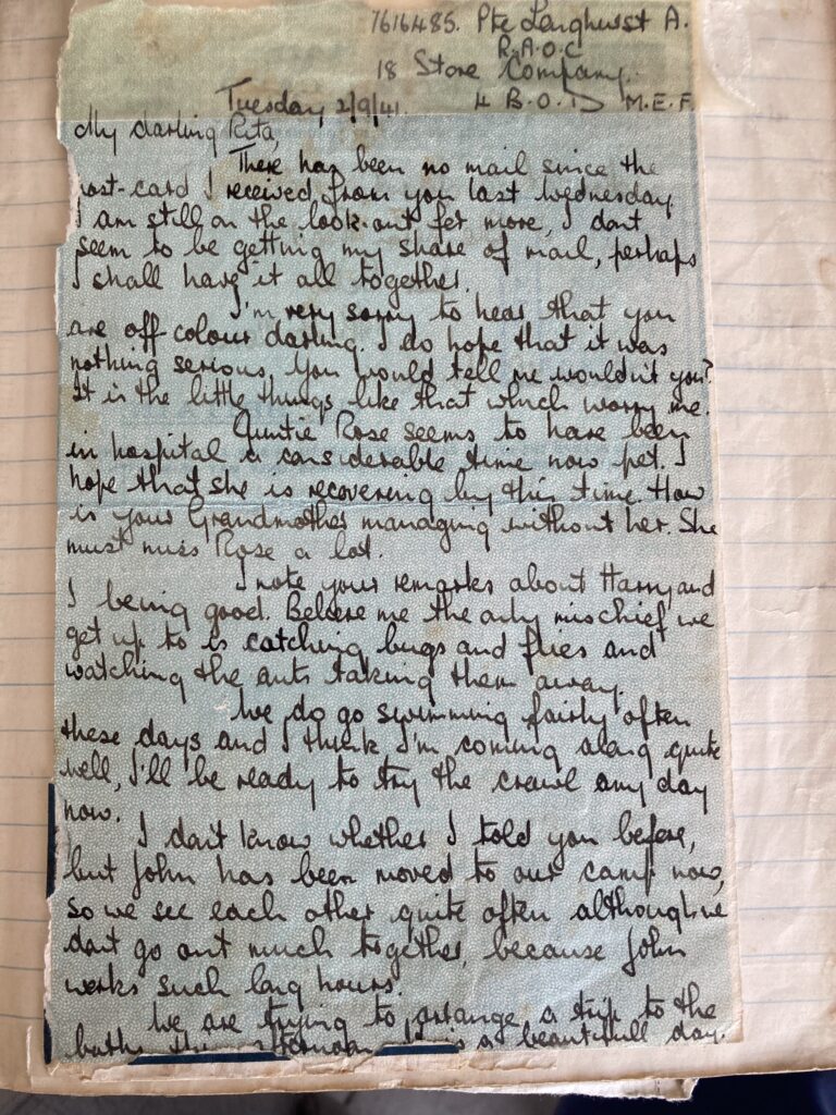 Longhurst letter