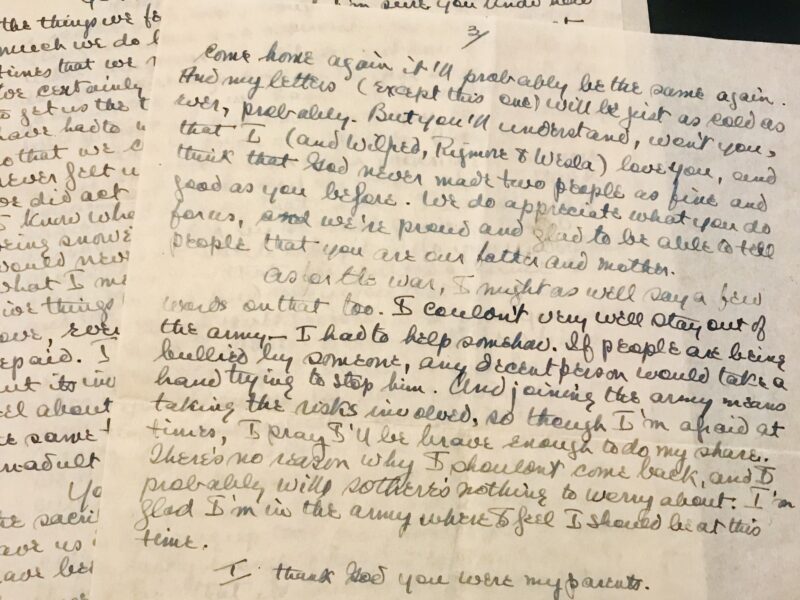 Christopherson letter