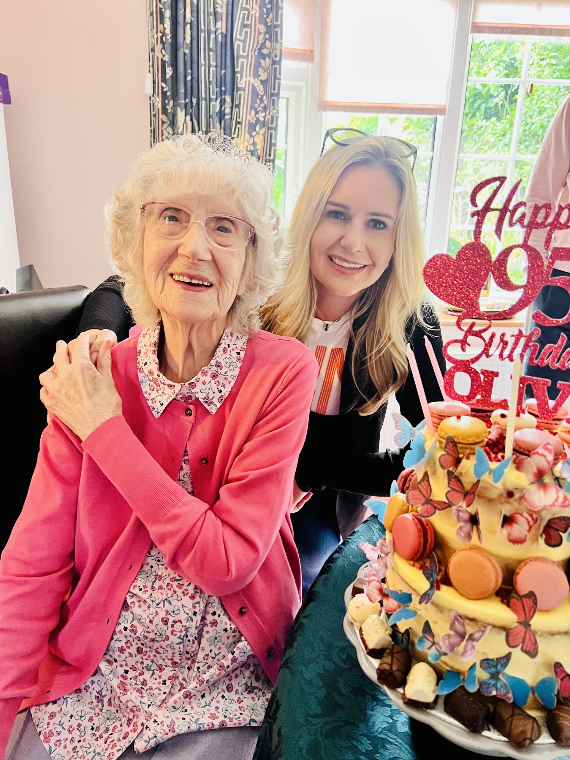 Olive Sculthorpe on her 95th birthday