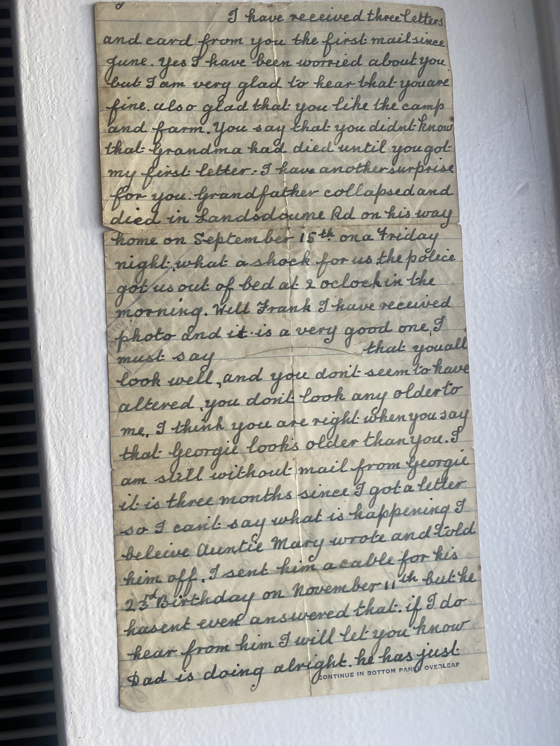 Adams letter