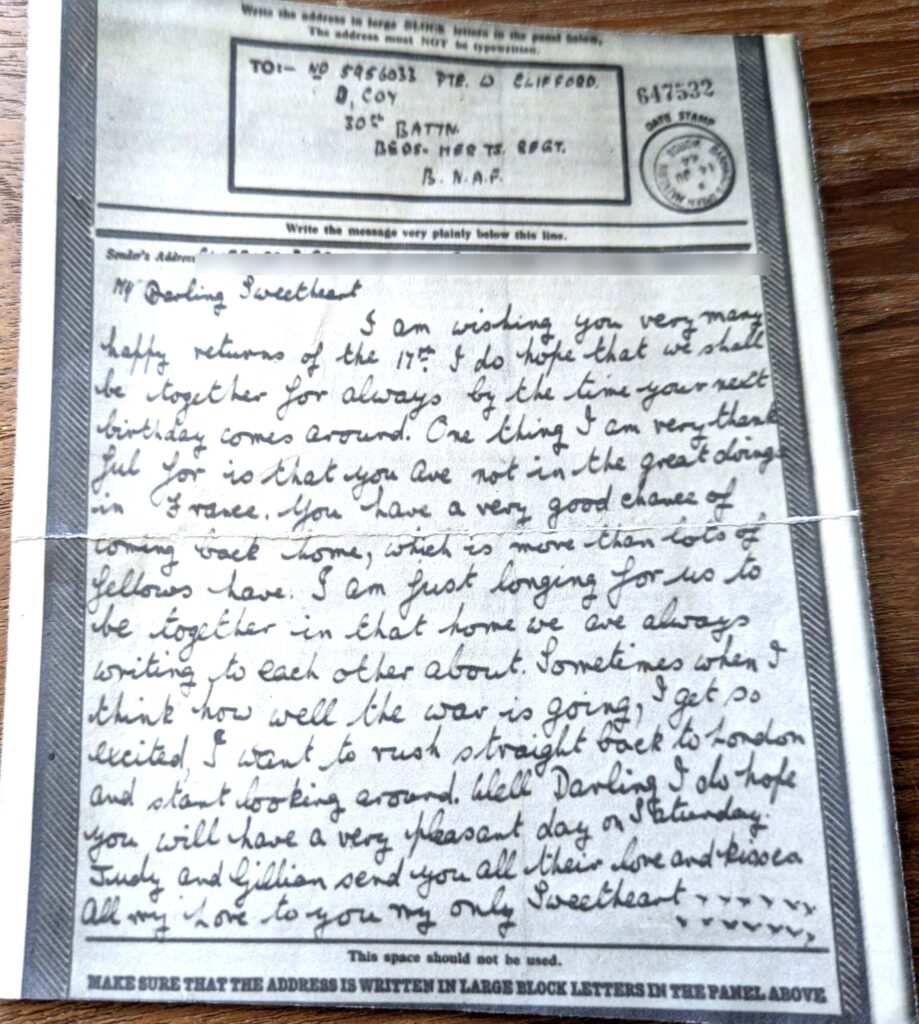 Clifford letter 3