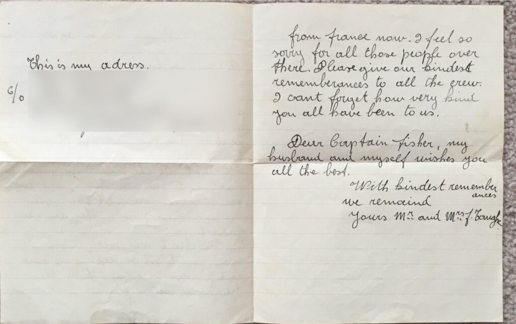 Tonughe Letter Inside 18 Jun 1941