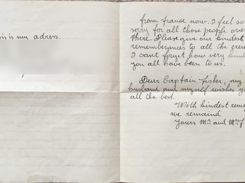 Tonughe Letter Inside 18 Jun 1941